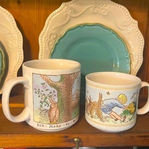 Classic Winnie the Pooh Disney Mother & Child Mugs 🧸